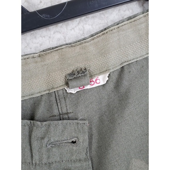 Vtg German European Mil-spec Cargo Pants Mens G 56 Buttonfly Skull Bones 38x28 - Picture 2 of 15